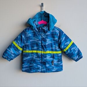 Alpinetek Baby Boy Camo Hooded Winter Jacket